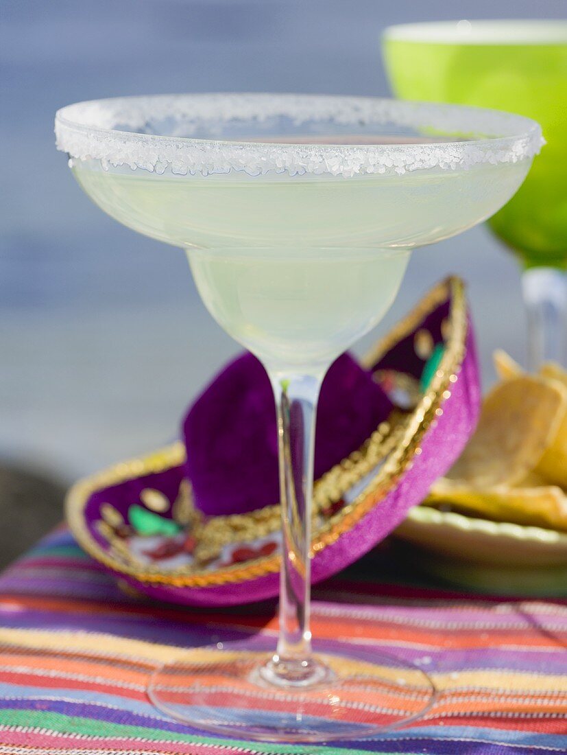 Margarita im Glas mit Salzrand (Mexiko)