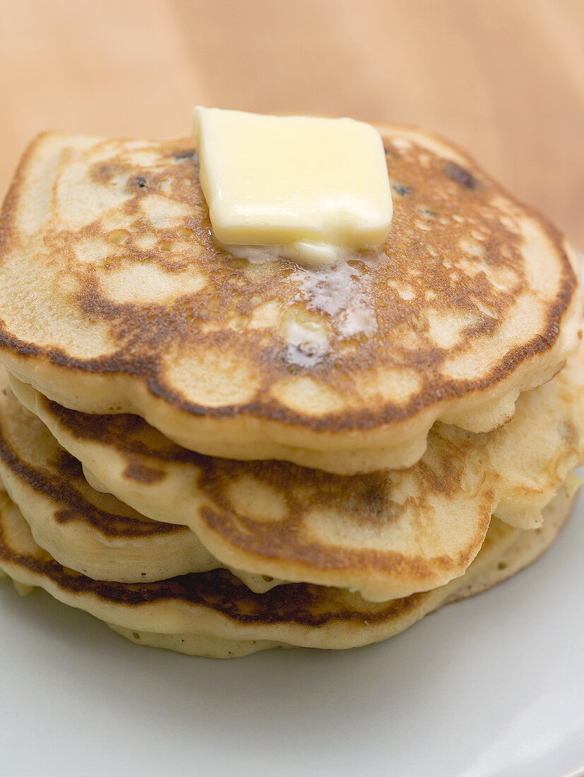 Pancakes mit Butterstück