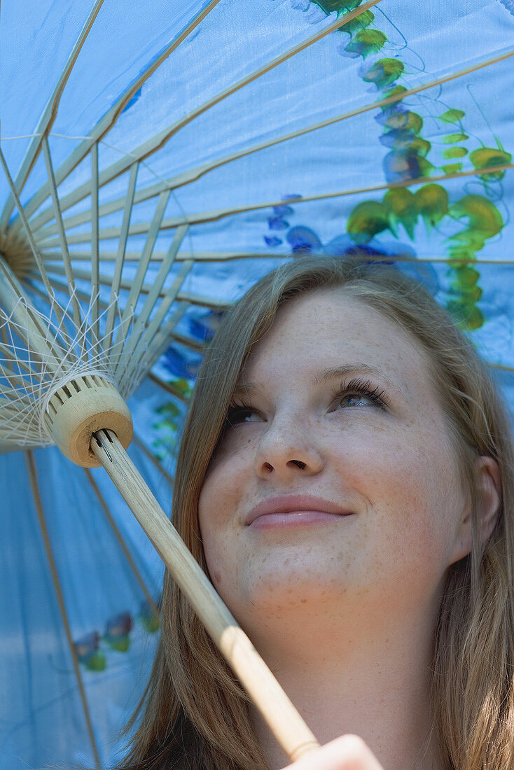 Woman with parasol