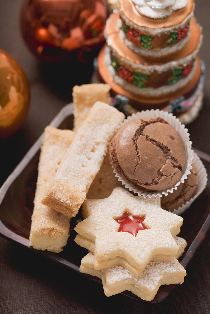 Verschiedene Weihnachtsplätzchen