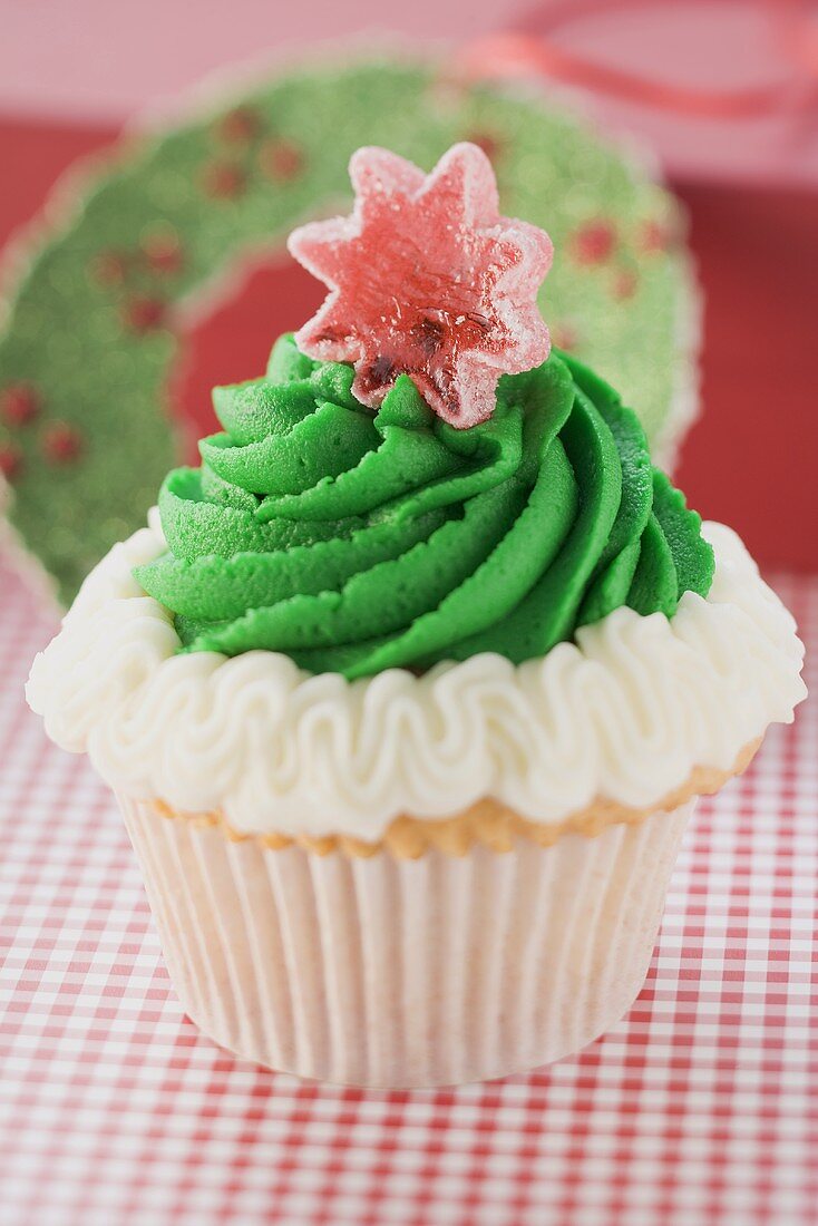 Cupcake für Weihnachten