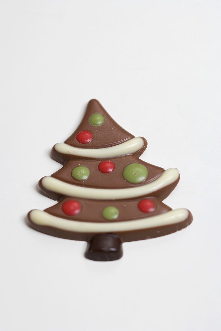 A chocolate Christmas tree