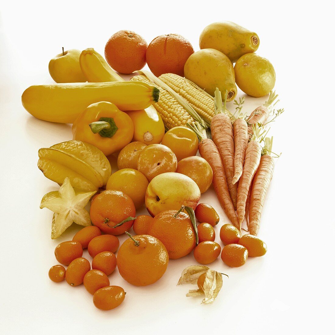 Five-a-day: yellow and orange fruit and vegetables