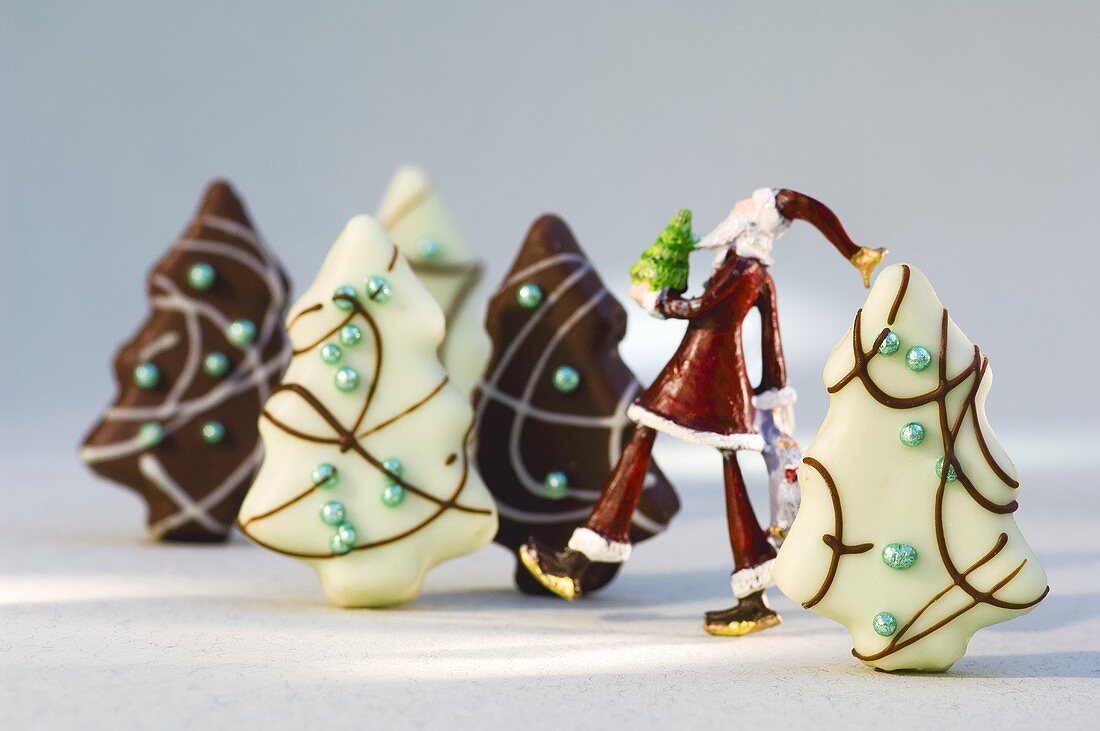 Christmas tree biscuits