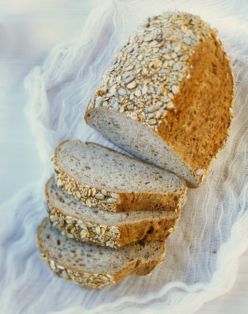 Wholemeal bread, sliced