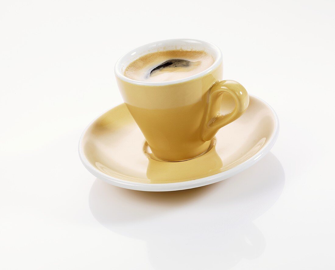 Eine Tasse Espresso