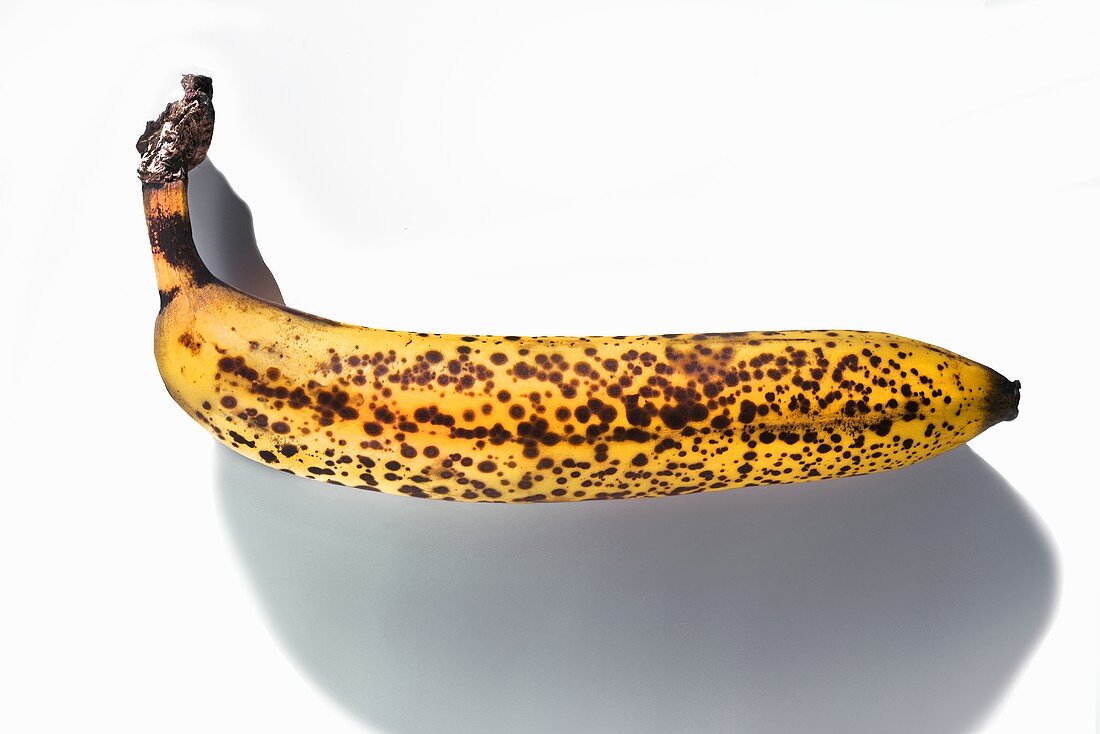 An overripe banana
