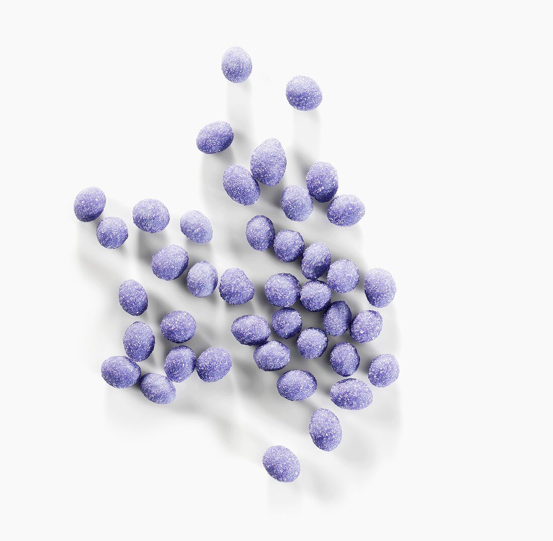 Candied lavender flower balls