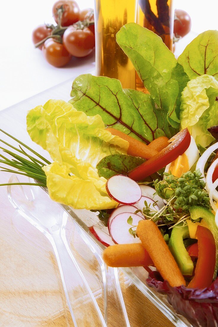 Vegetarian mixed salad
