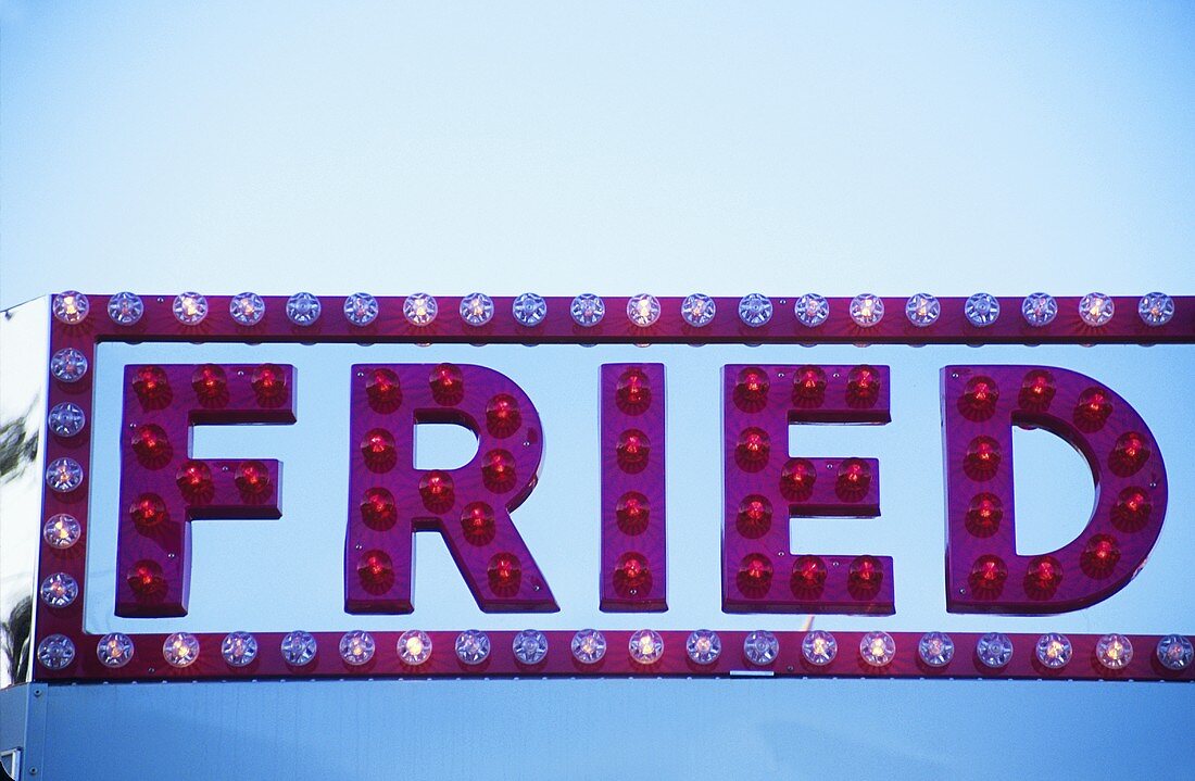 Neon Fried Sign