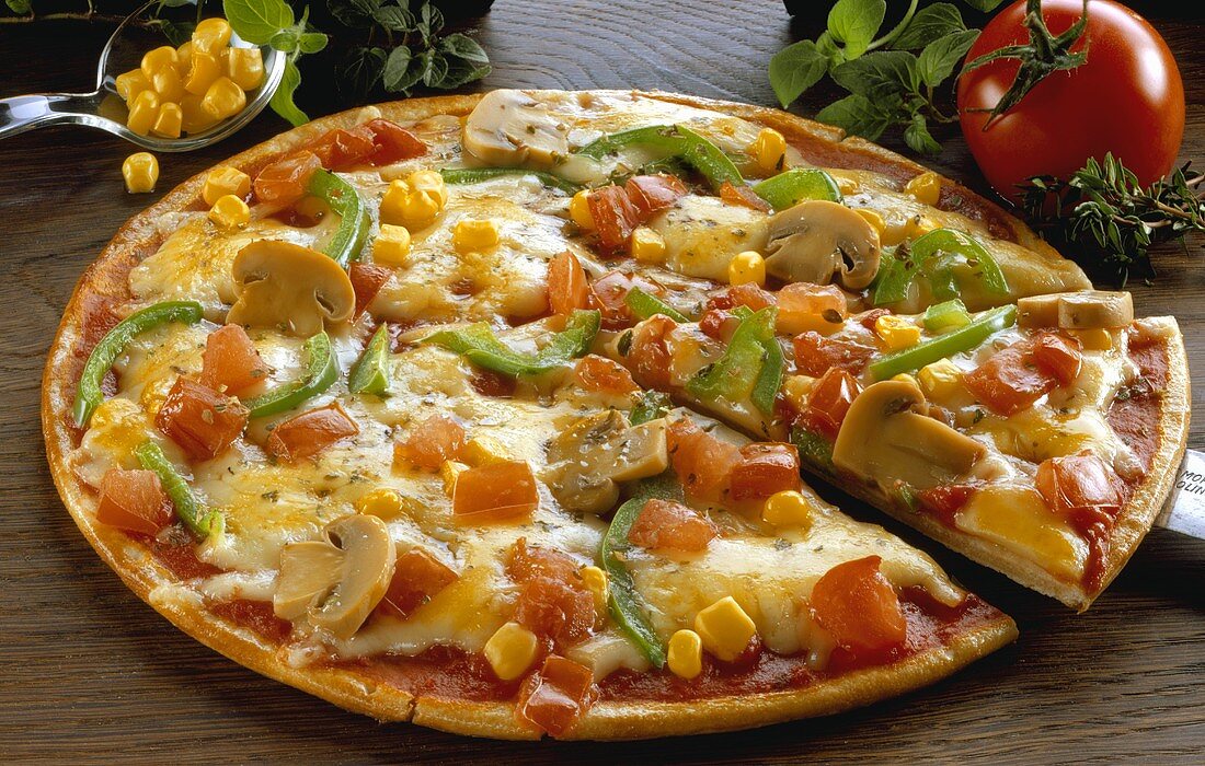 Vegetarian pizza