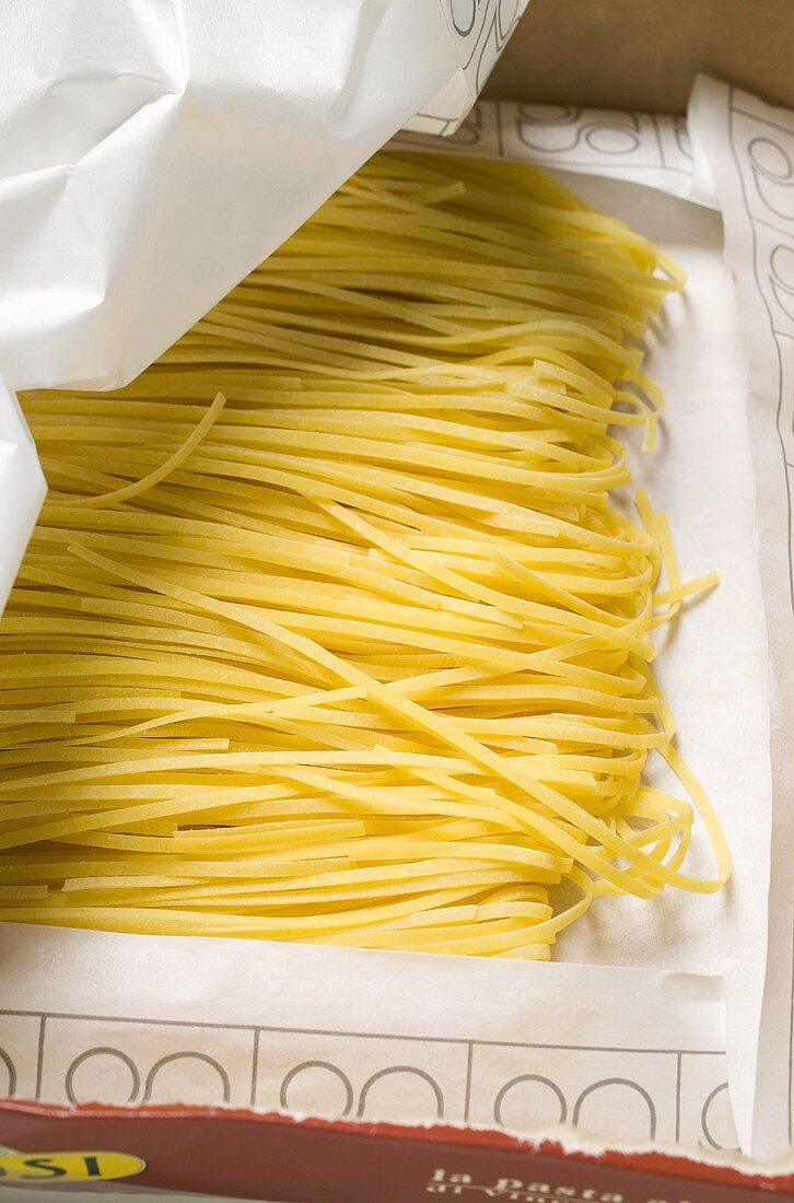 Spaghetti in packaging