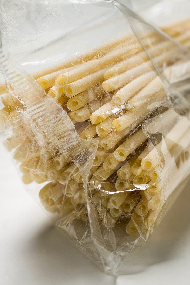 Macaroni in packaging