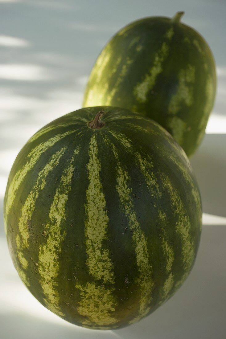 Two watermelons