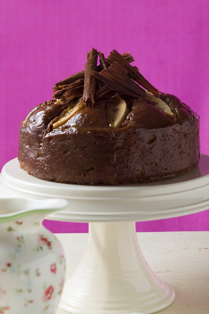 Chocolate pear cake