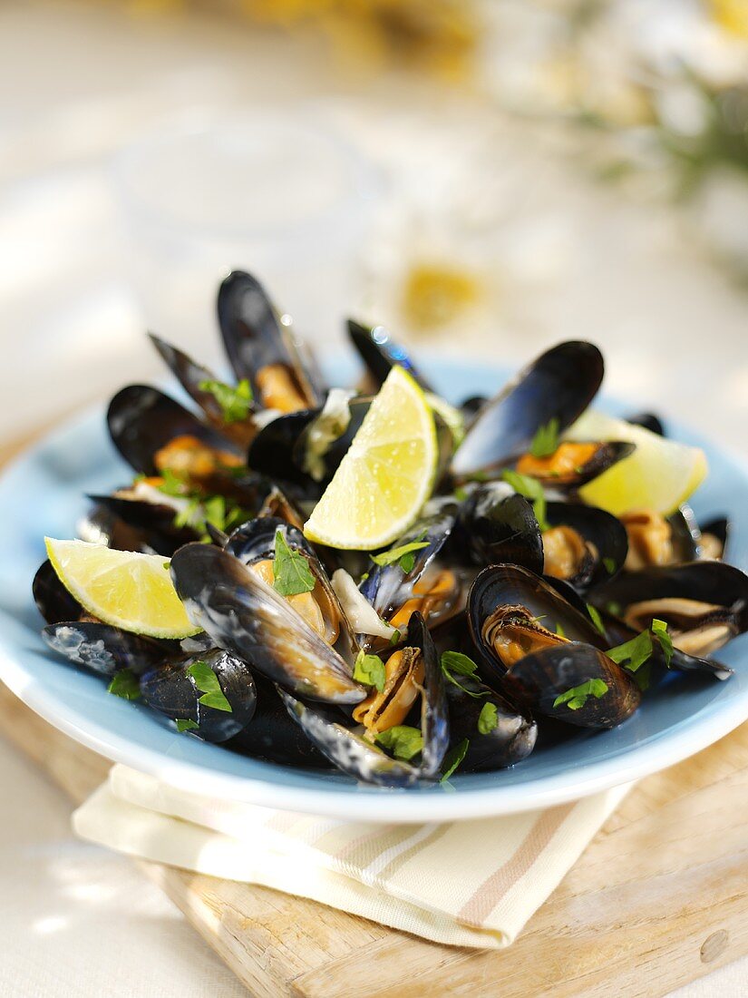 Marinated mussels