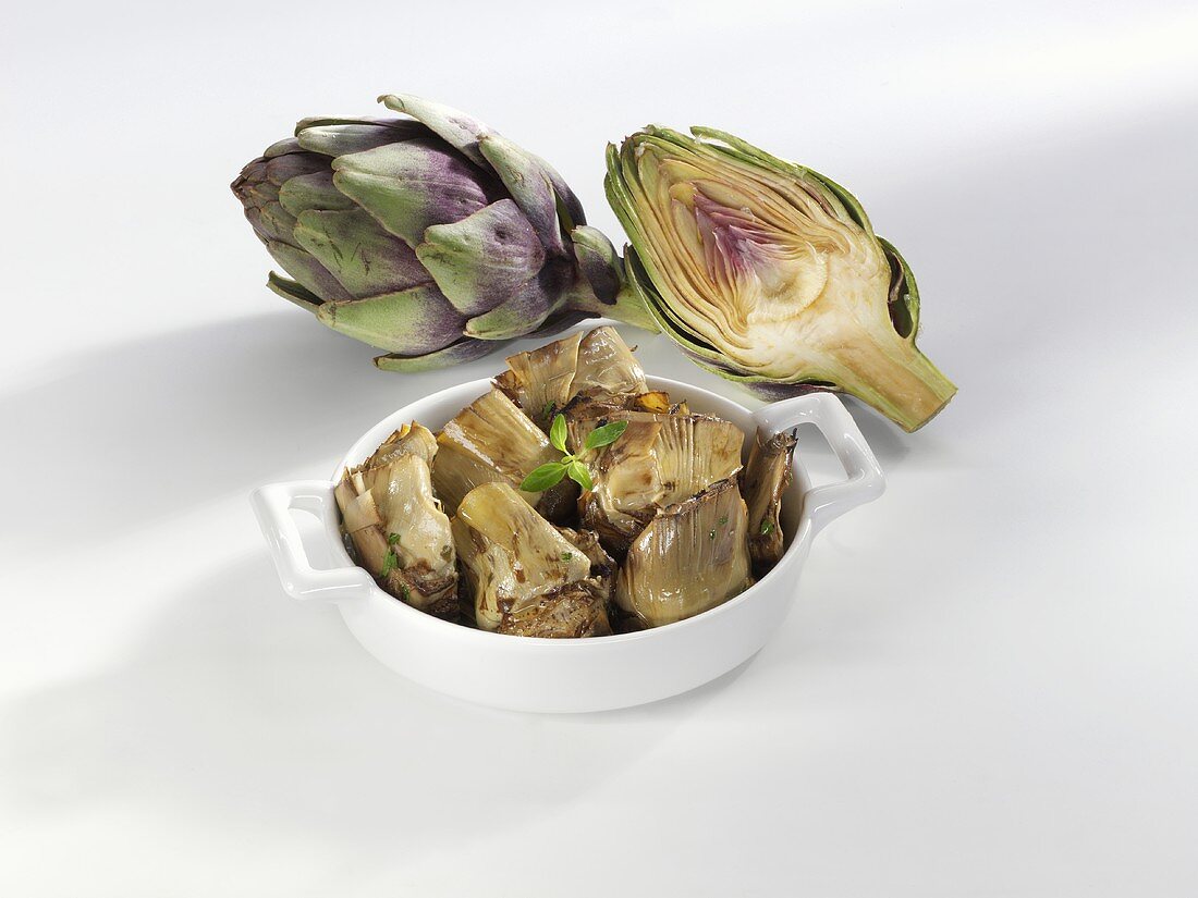 Marinated artichokes