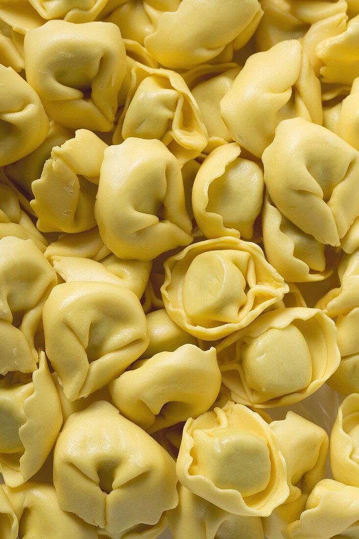 Fresh, raw tortellini