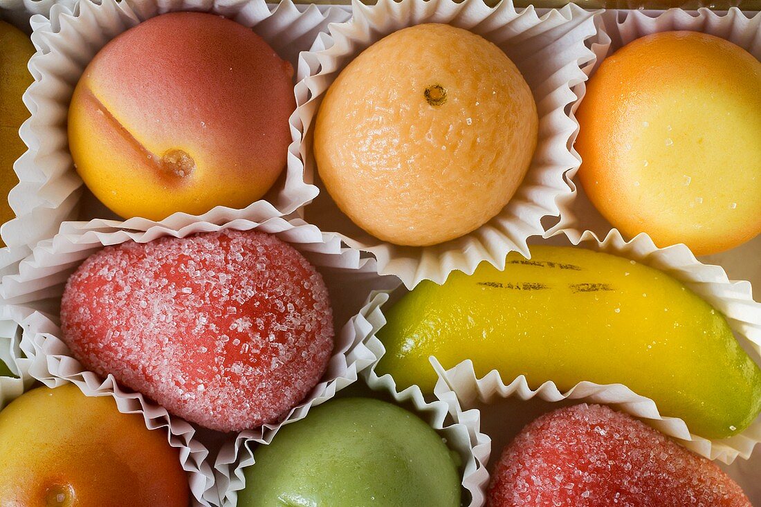 Marzipan fruits