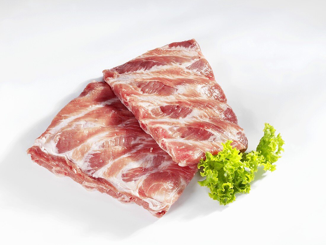 Rohe Spareribs