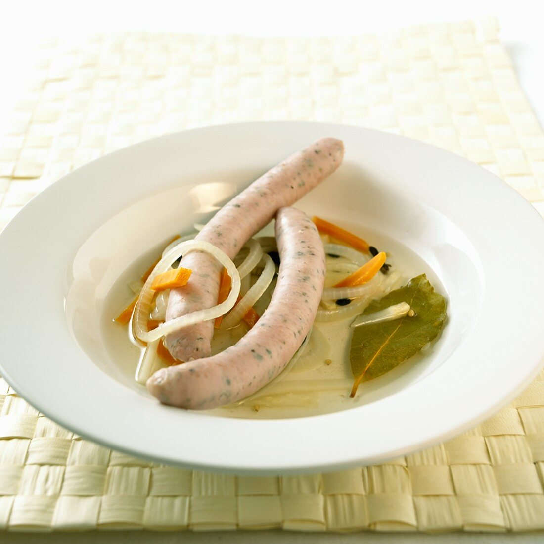 Saure Zipfel (Nuremberg sausages cooked in vinegar)