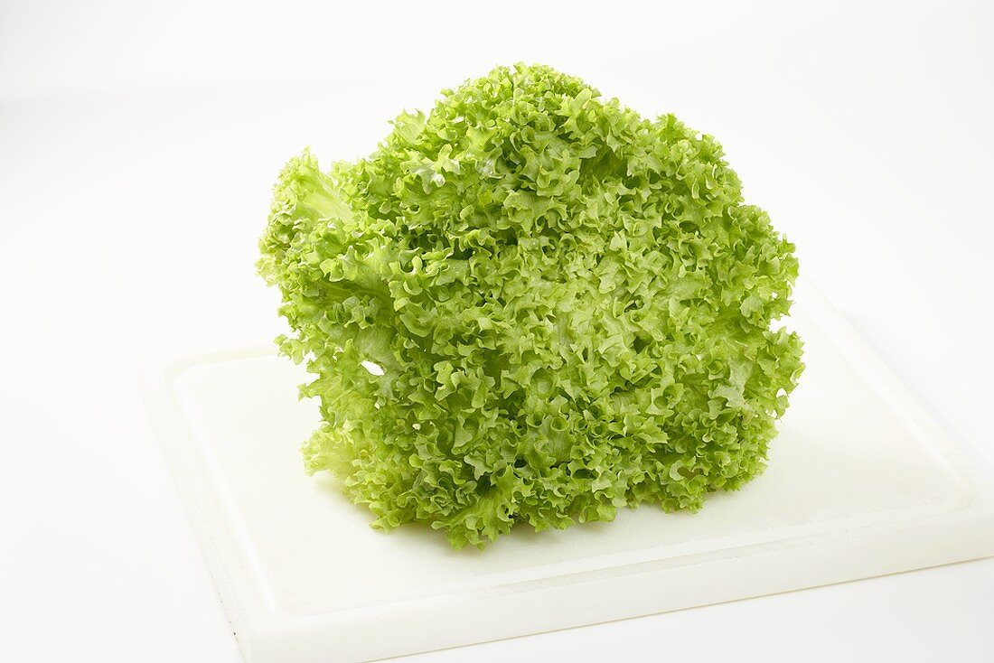 A 'Lollo bionda' lettuce