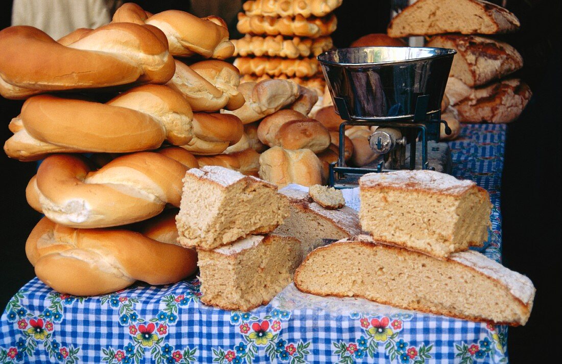 Verschiedene italienische Brotsorten