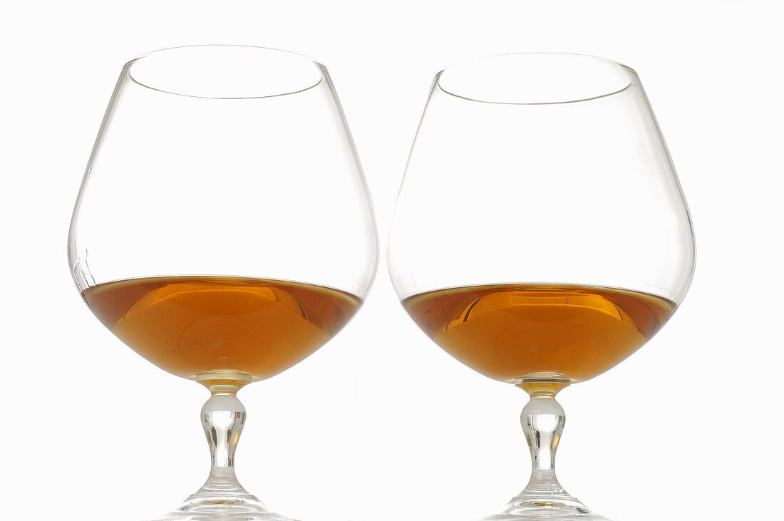 Zwei Cognacgläser