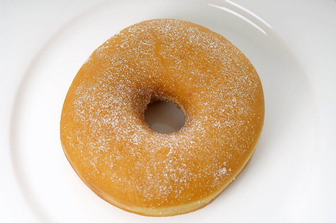 Doughnut auf Teller