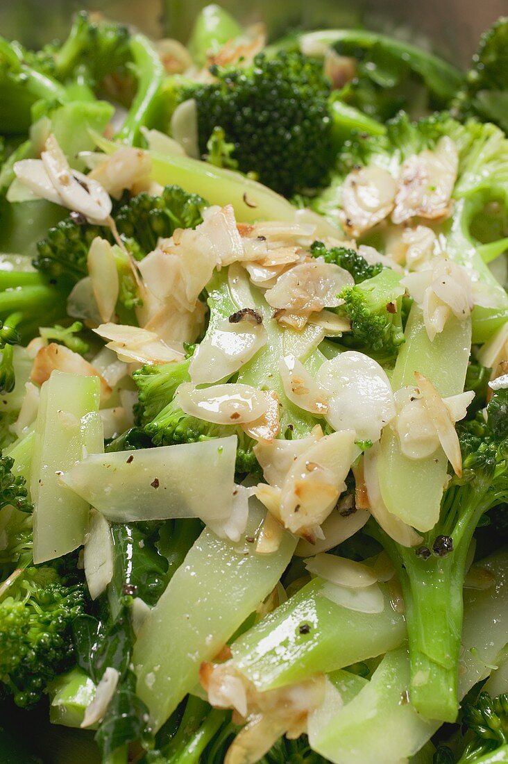 Broccoli with almond butter