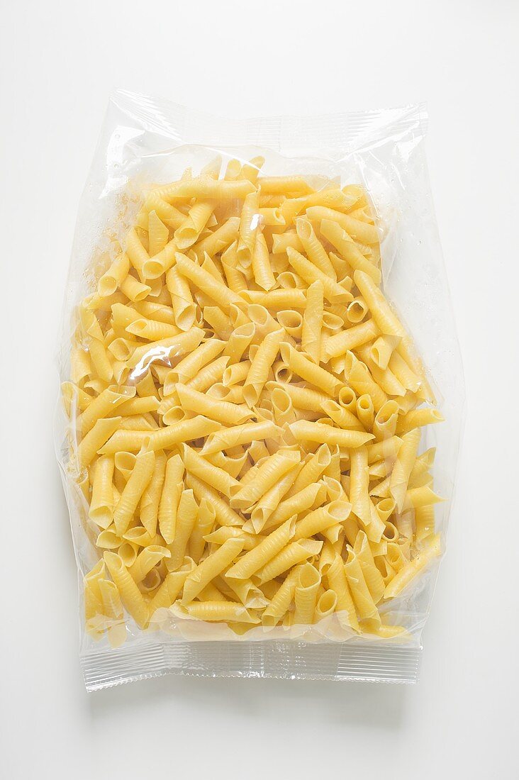 Penne in packaging