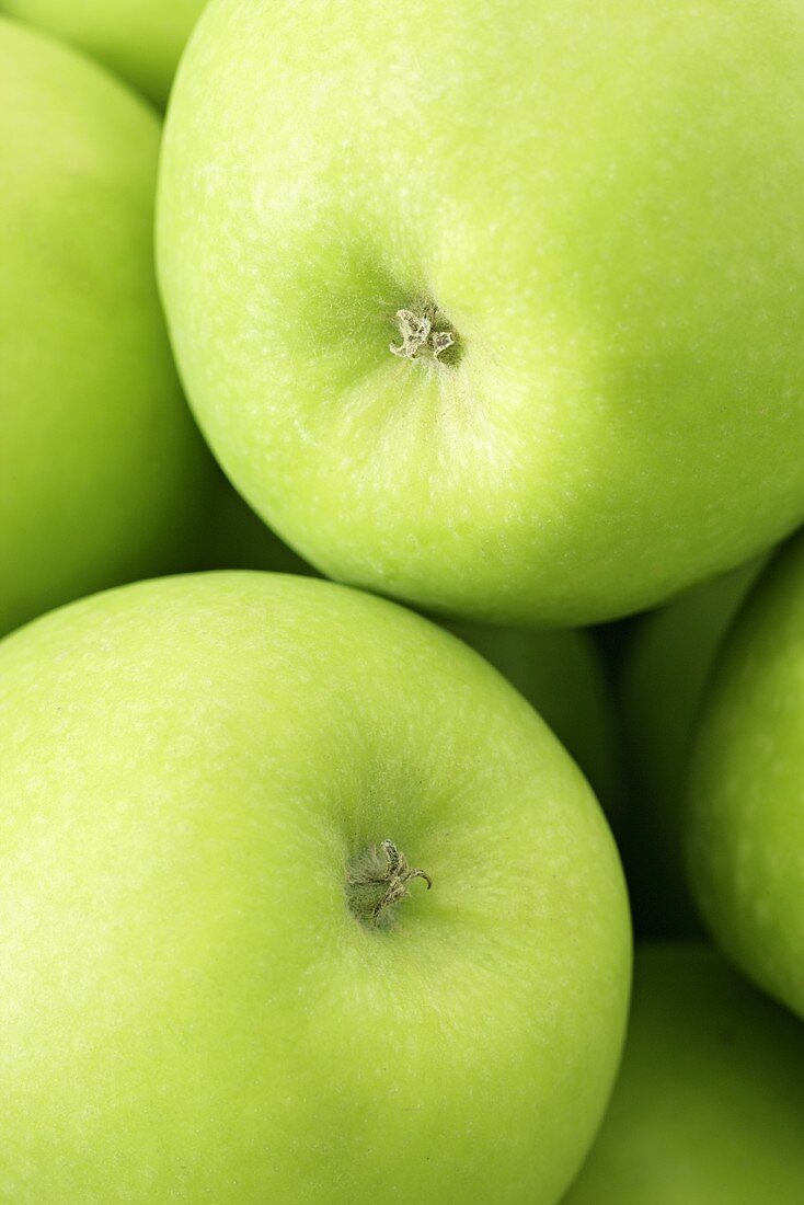 Granny Smith apples (close-up)