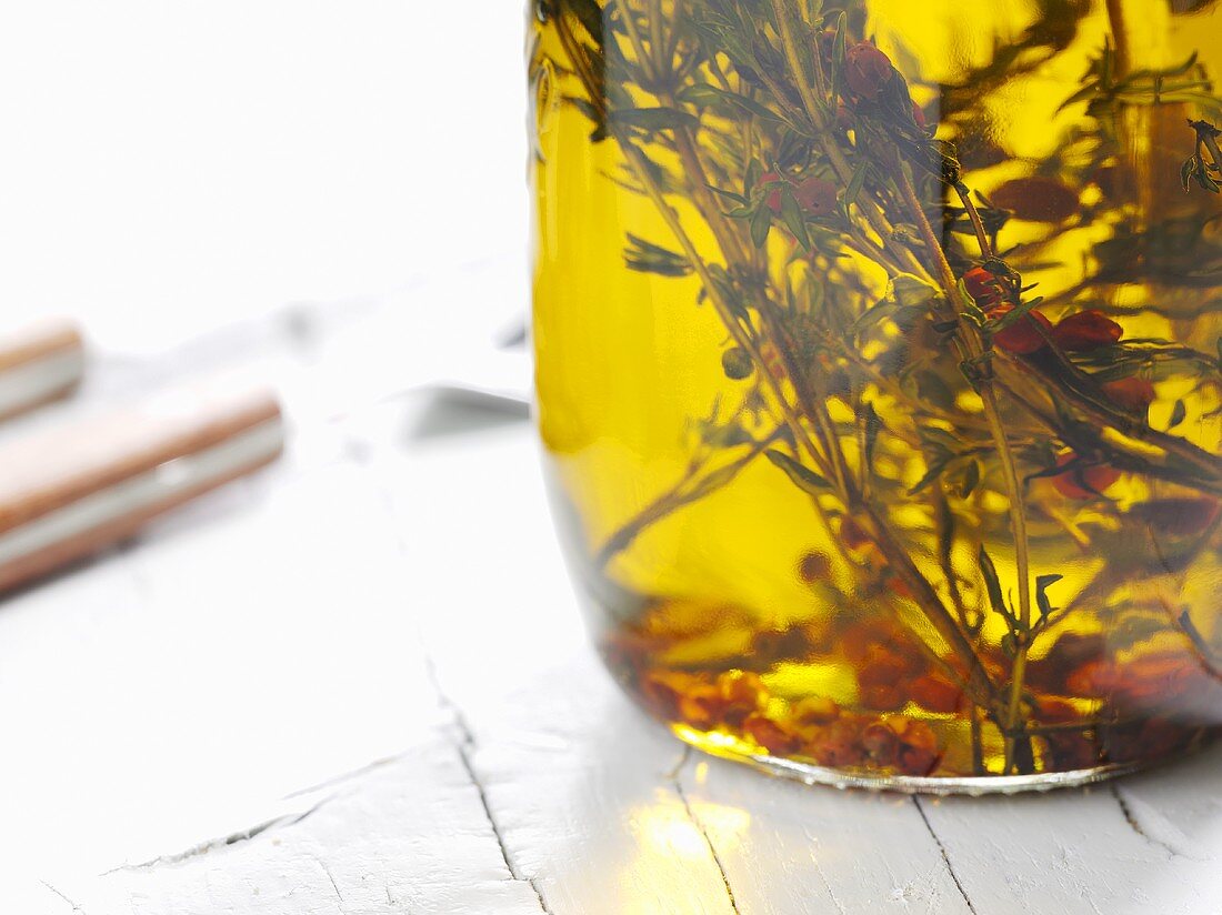 Herb oil (detail)