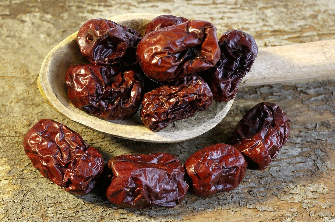 Dried jujubes (Red or Chinese dates)