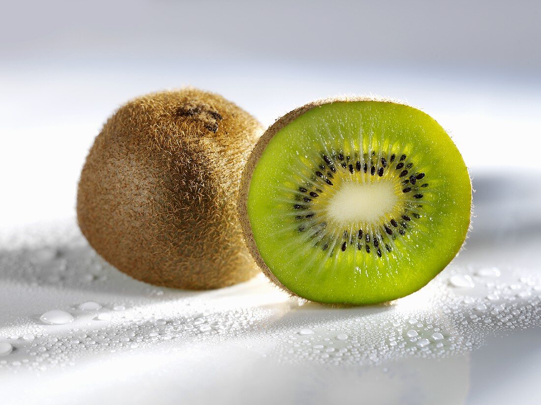 Halbierte Kiwi