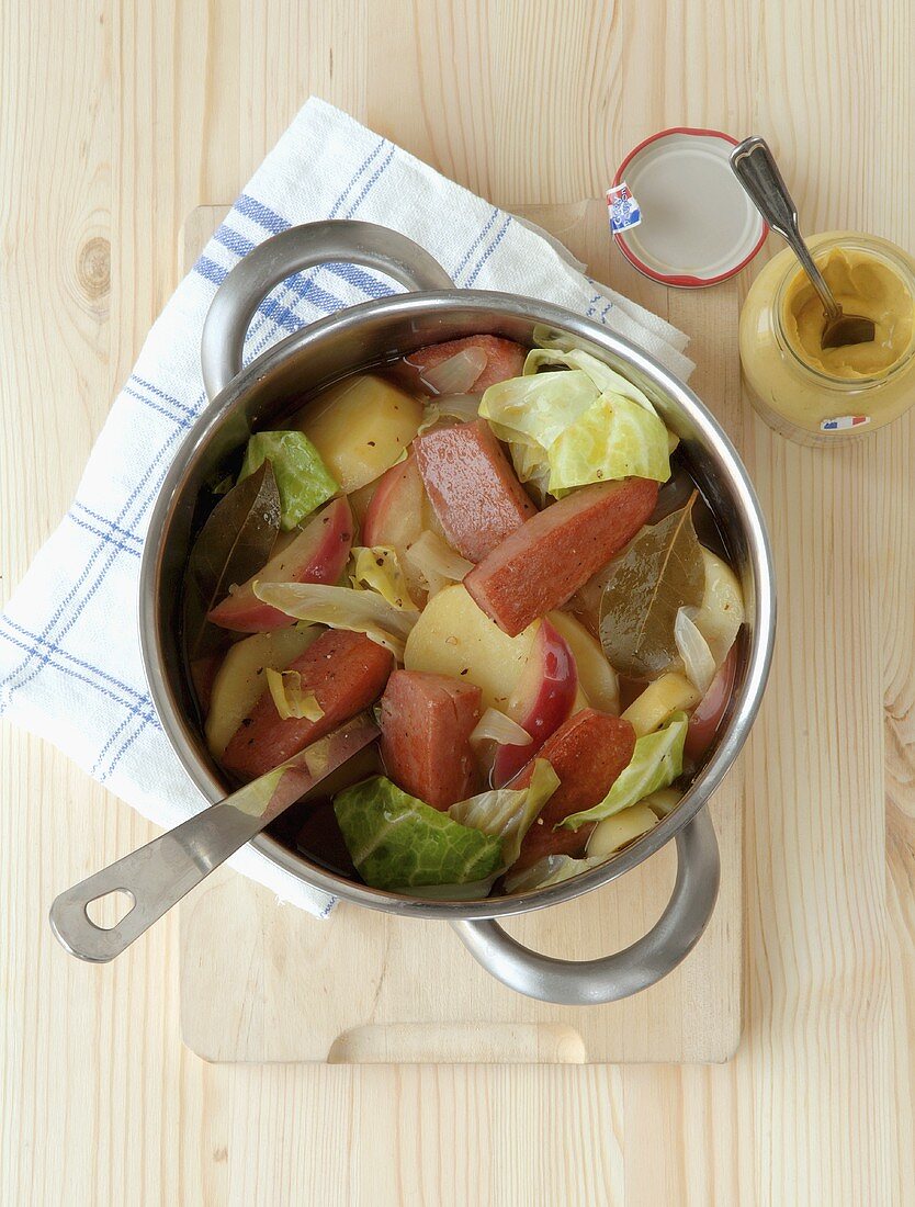 Potato and sausage stew
