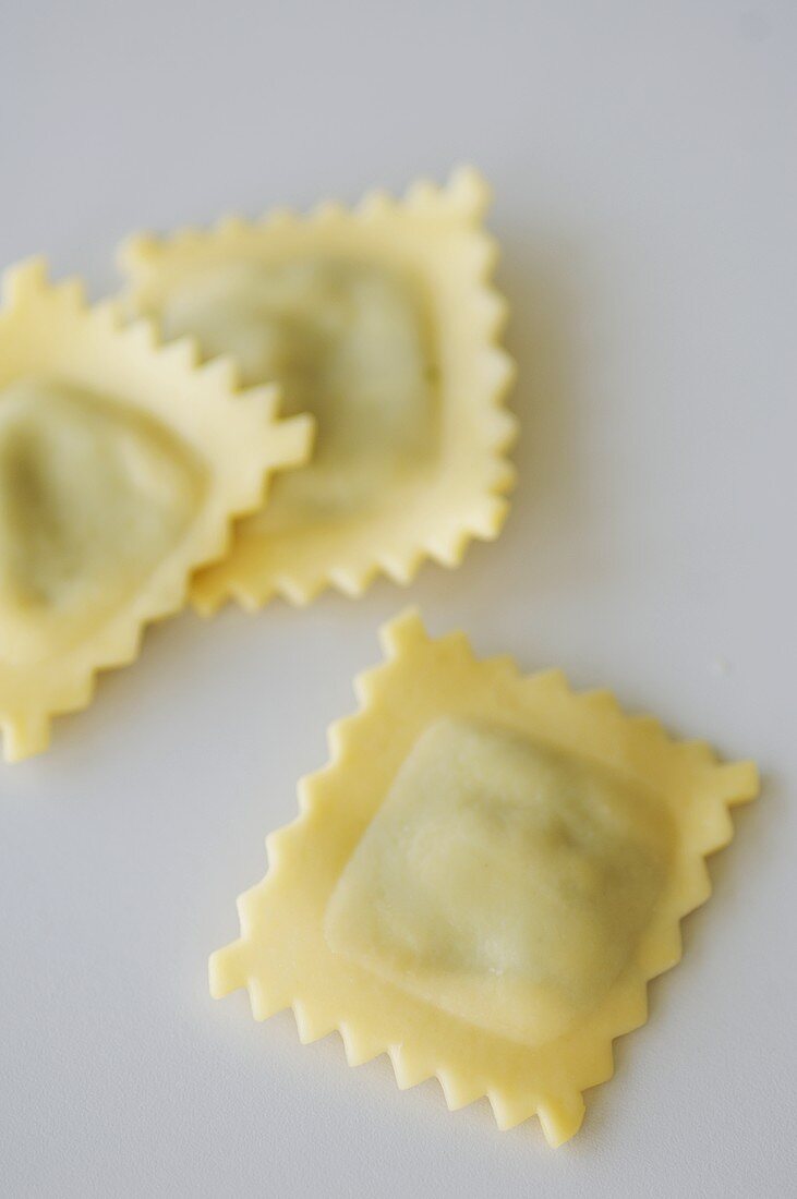 Three ravioli