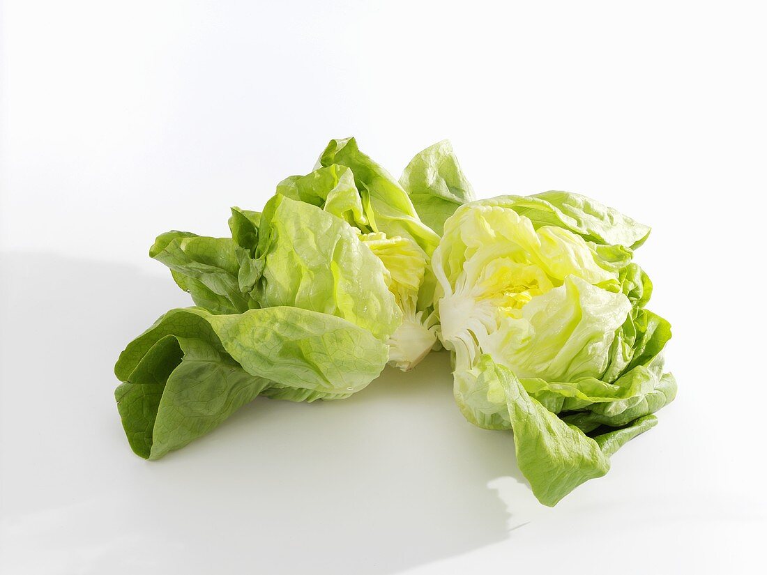 Halved lettuce