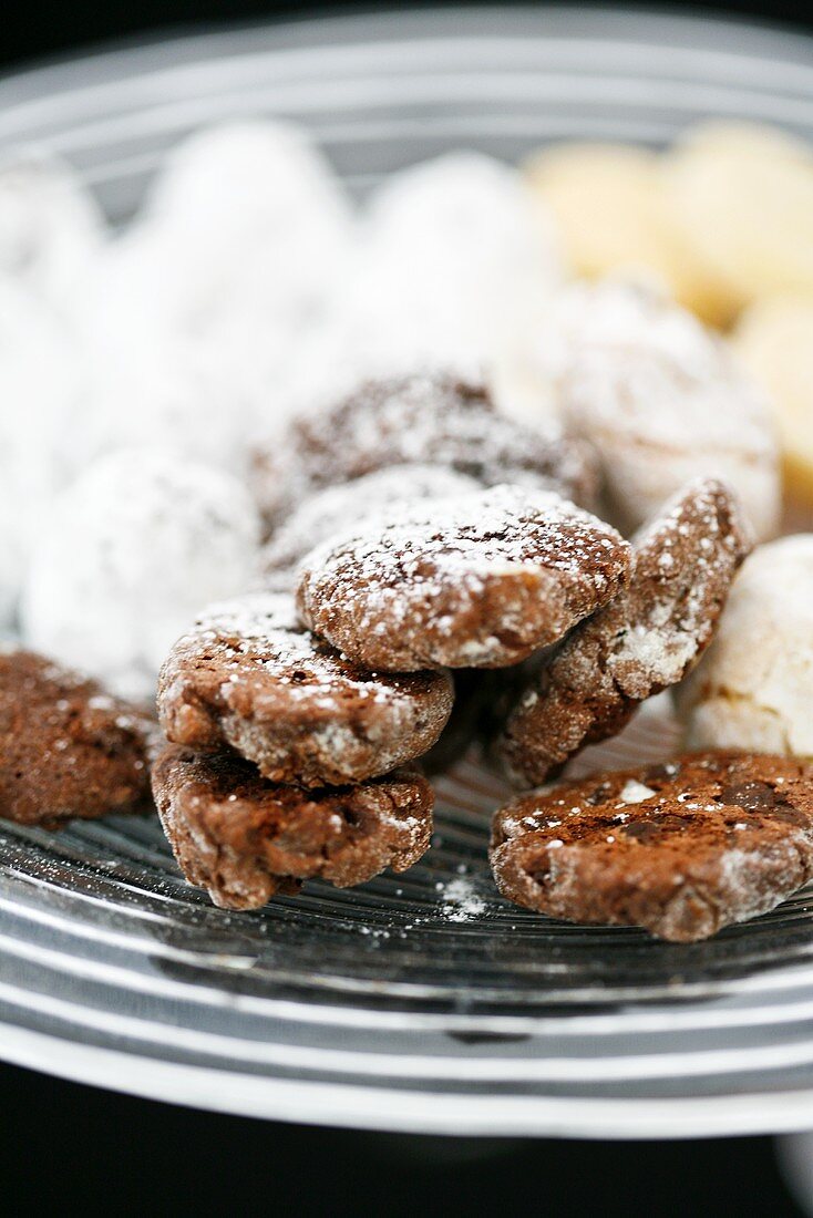 Verschiedene Plätzchen und Kleingebäck