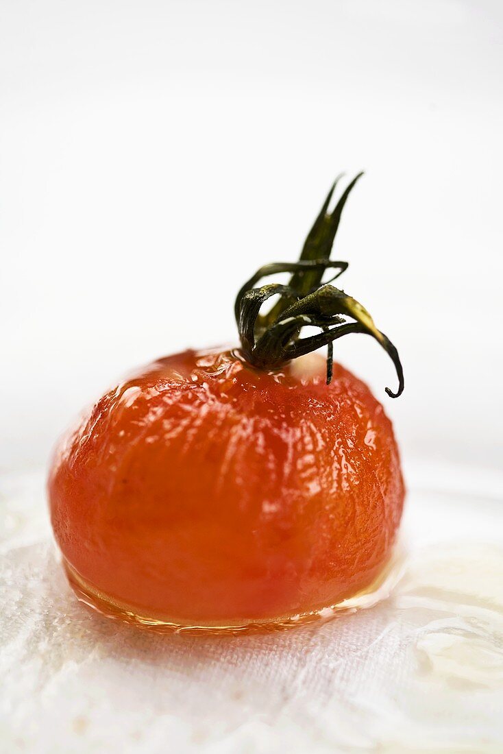 A baked tomato