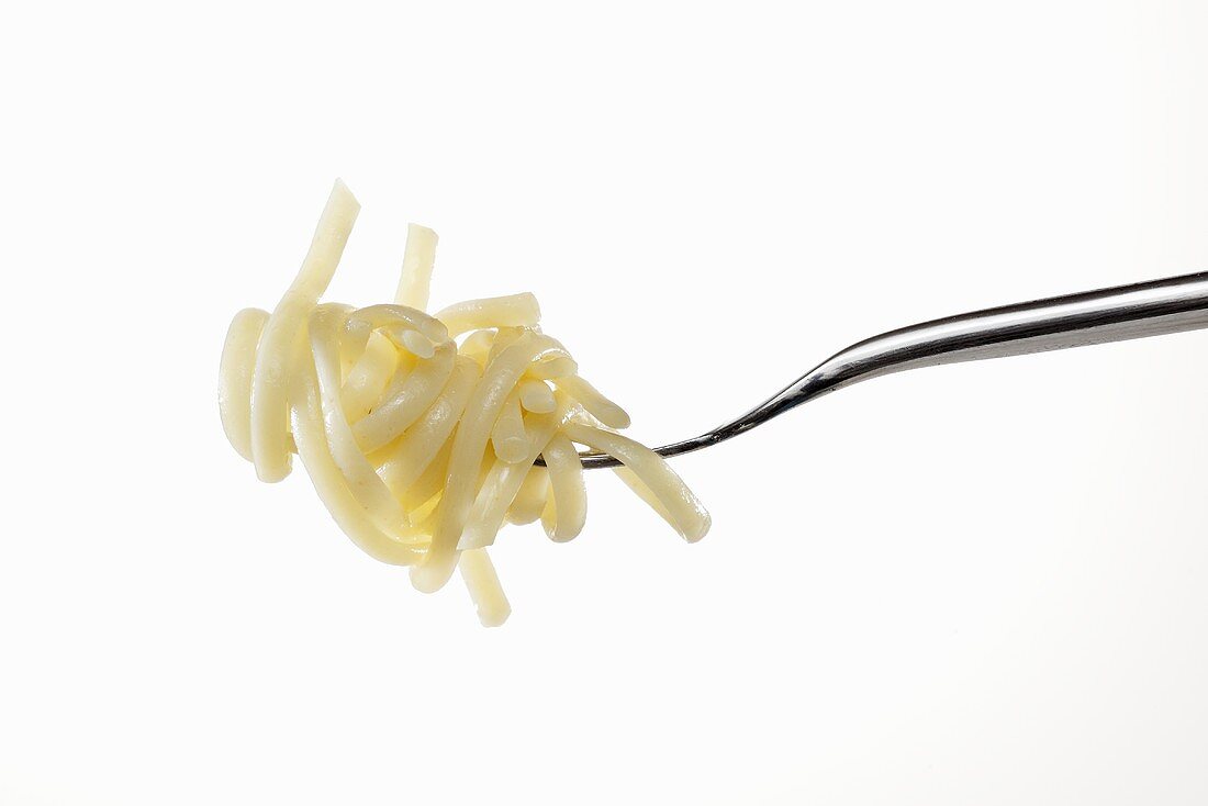 Pasta on a fork