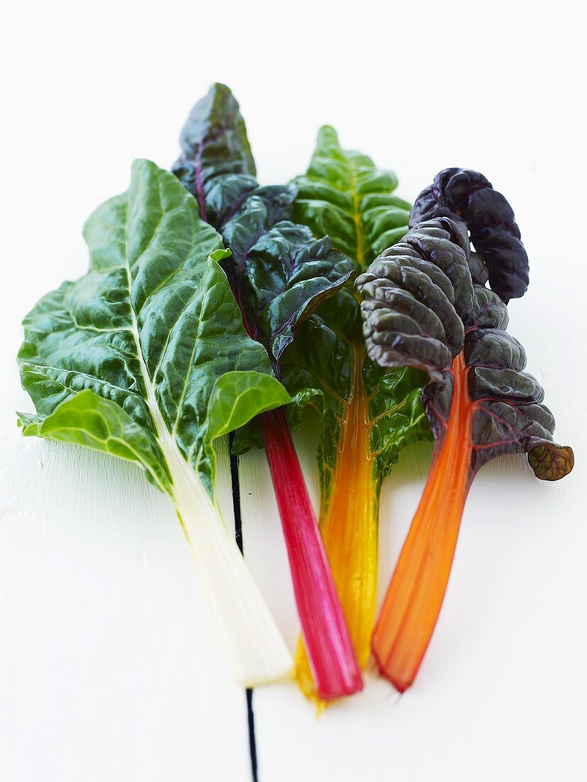 Various types of chard