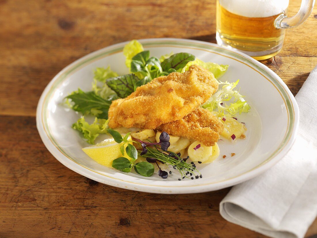 Wiener Schnitzel mit Kartoffelsalat