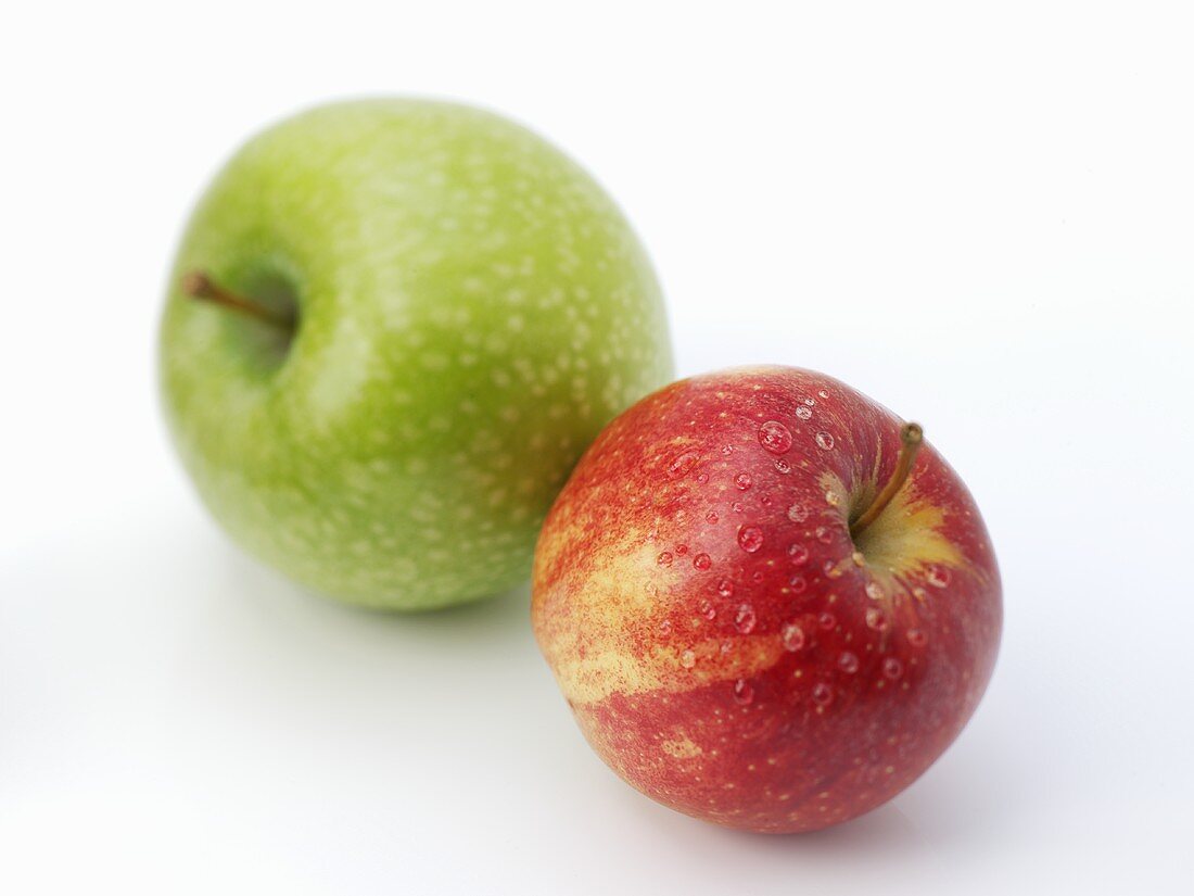 Granny Smith and Gala apples