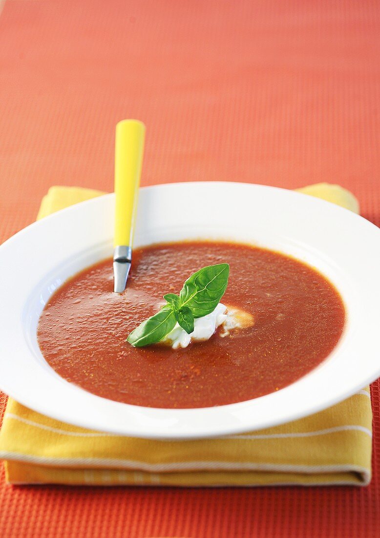 Spicy tomato soup