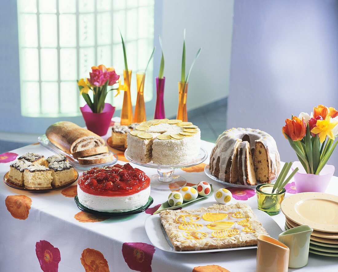 Easter cake buffet (Poland)