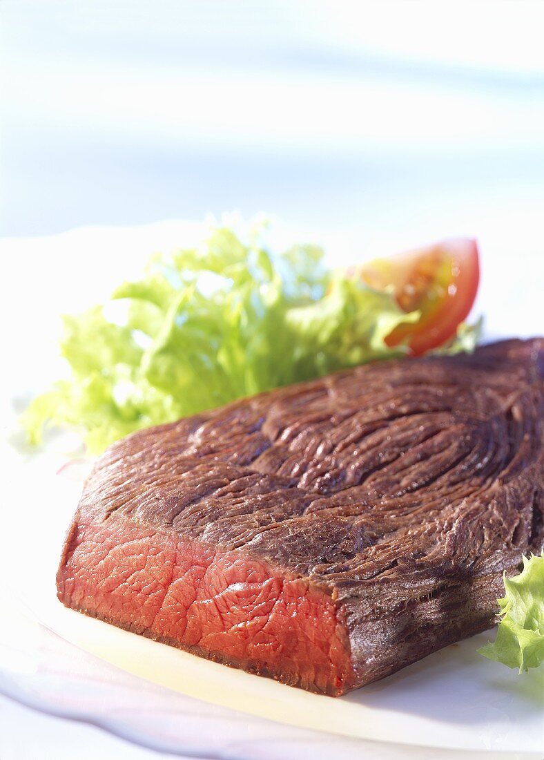 Beef fillet with salad