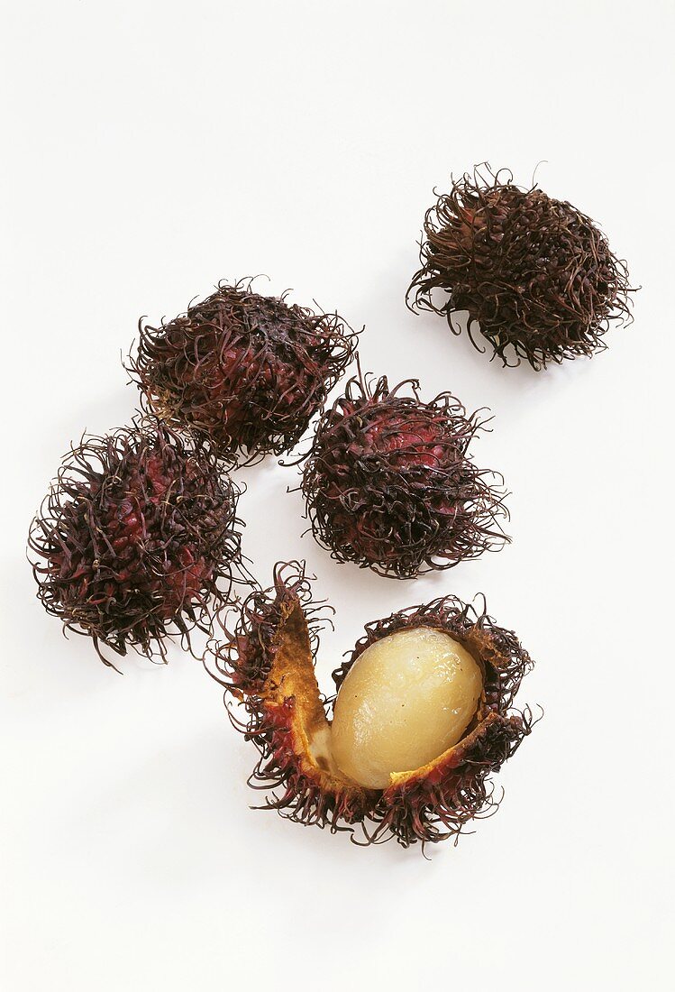 Fünf Rambutan