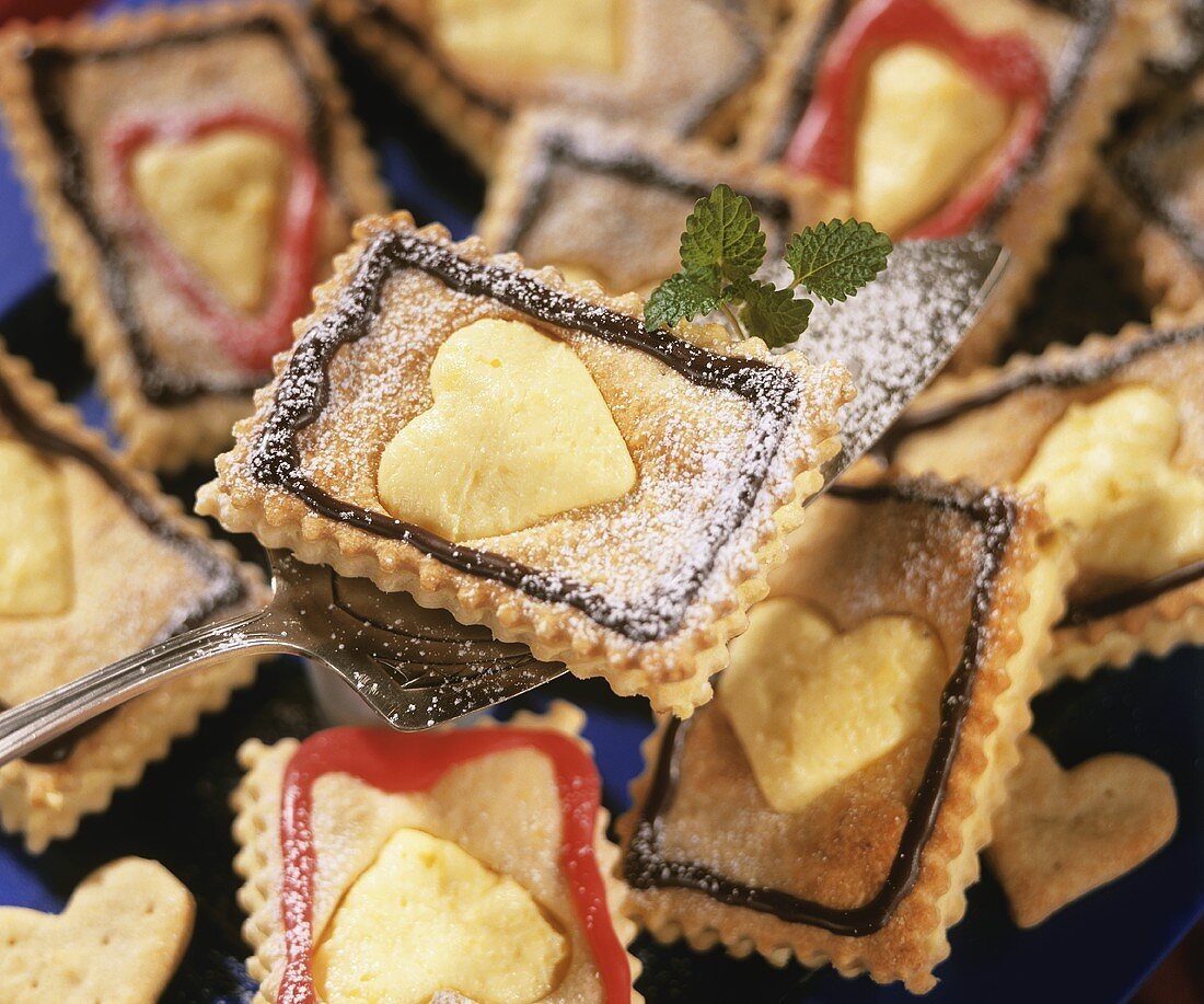 Plätzchen mit Cremefüllung