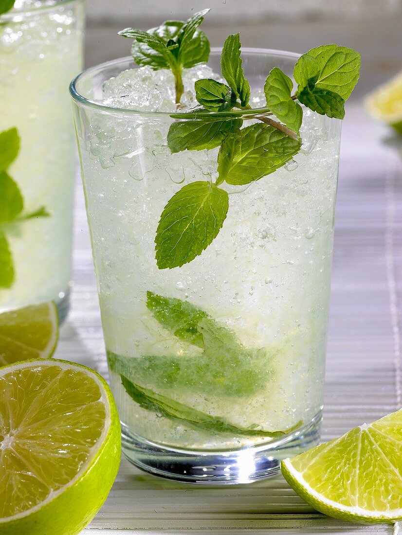 Mojito with fresh mint